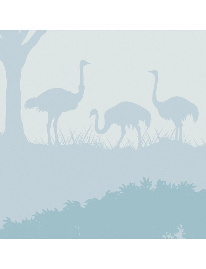 imagem de Papel de parede Savane Bleu2