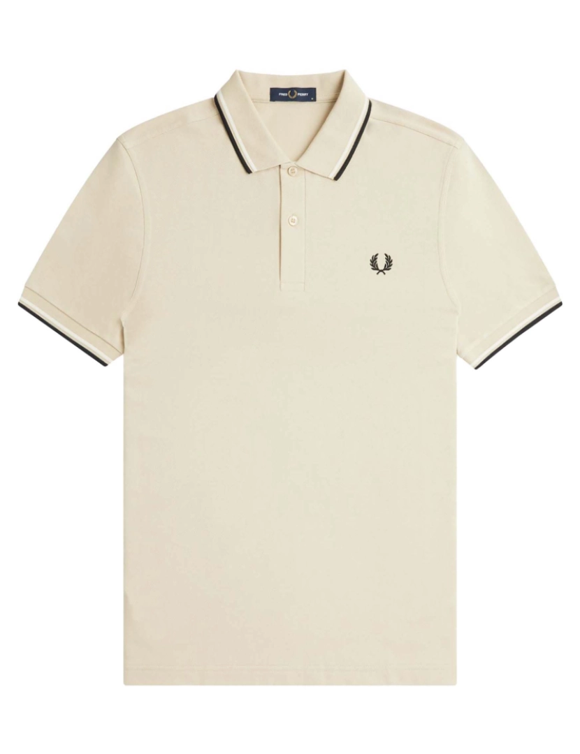 Fredperry - Camisa Polo Com Ponta Gêmea Fredperry Fp