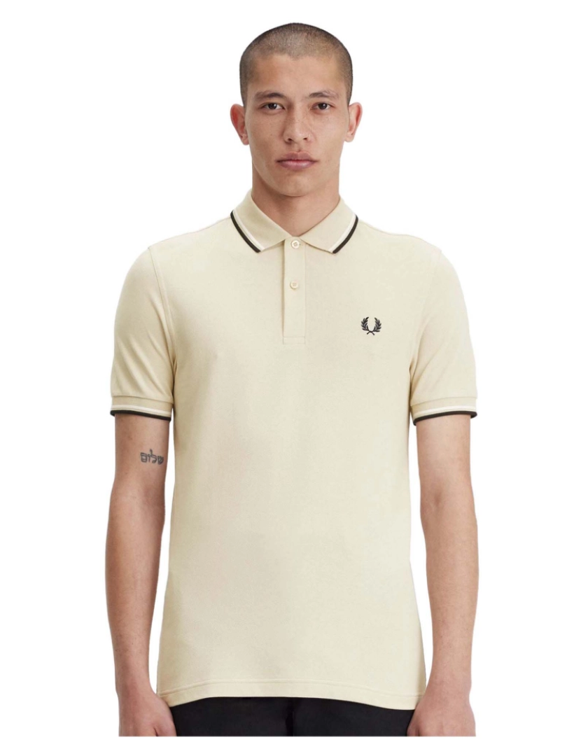 imagem de Camisa Polo Com Ponta Gêmea Fredperry Fp3