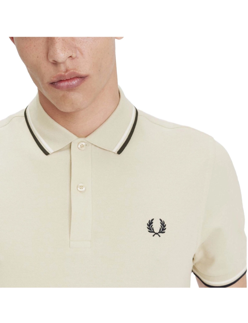 imagem de Camisa Polo Com Ponta Gêmea Fredperry Fp4