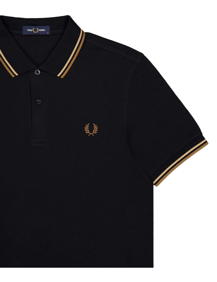 imagem de Camisa Polo Com Ponta Gêmea Fredperry Fp3