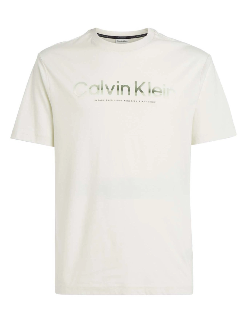 Calvin Klein - Camiseta Calvin Klein Com Logotipo Difuso