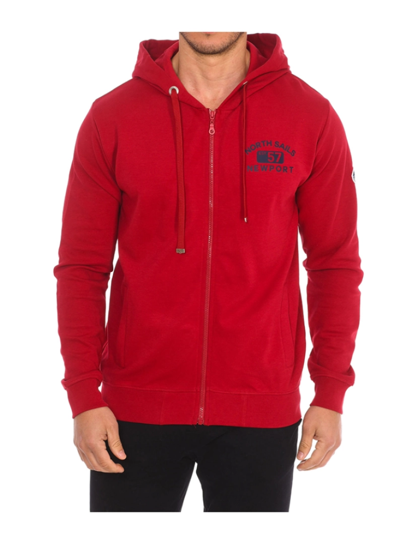 North Sails - Hoodie Homem Carmim