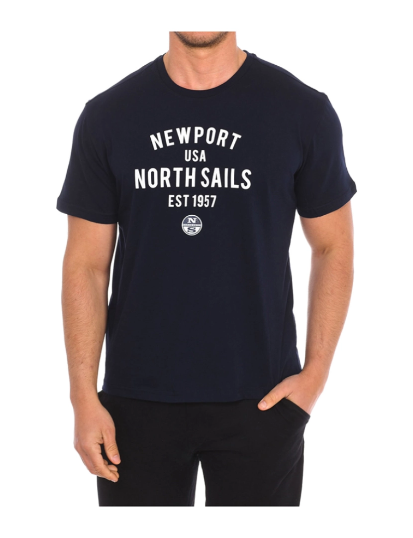 North Sails - T-shirt Homem Azul Marinho
