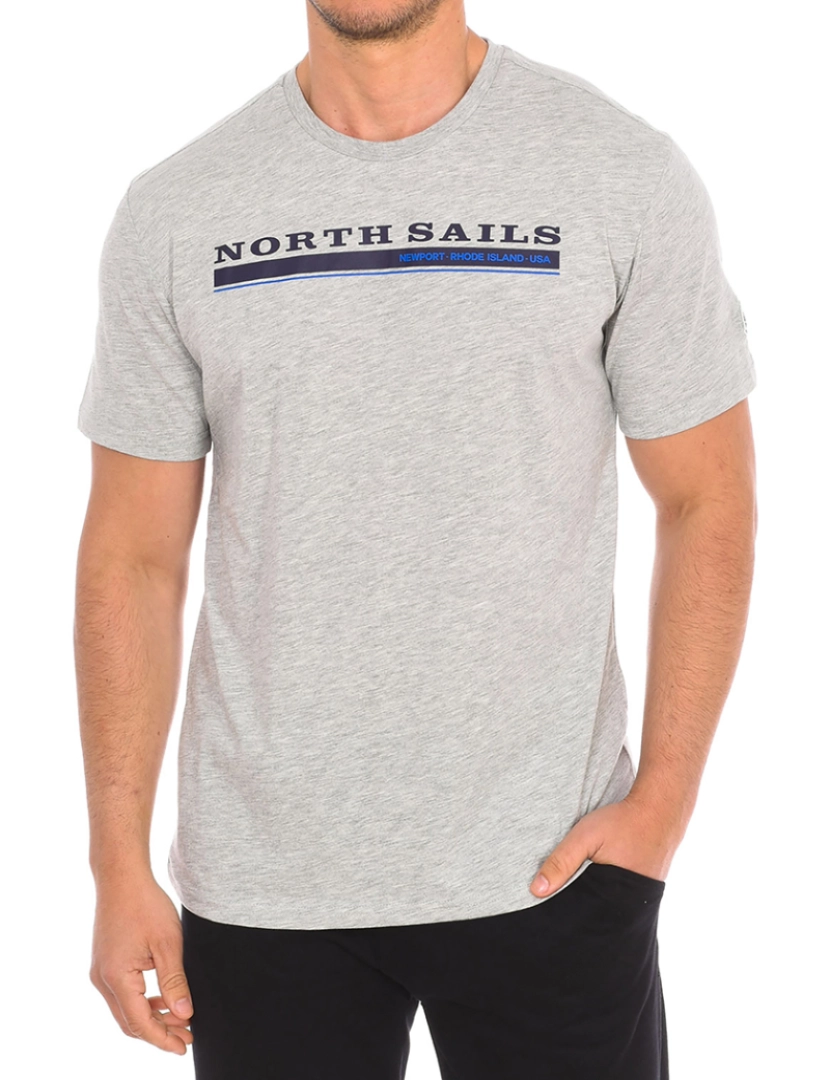 North Sails - T-shirt Homem Cinzento