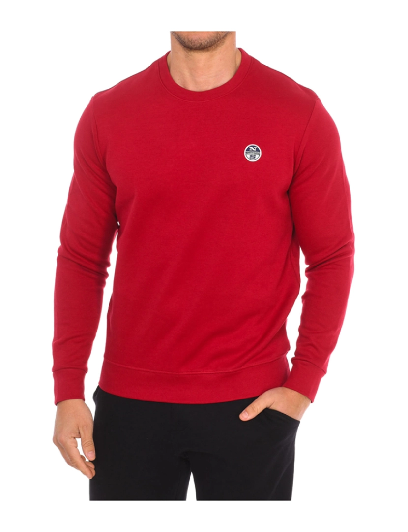 North Sails - Sweatshirt Homem Carmim