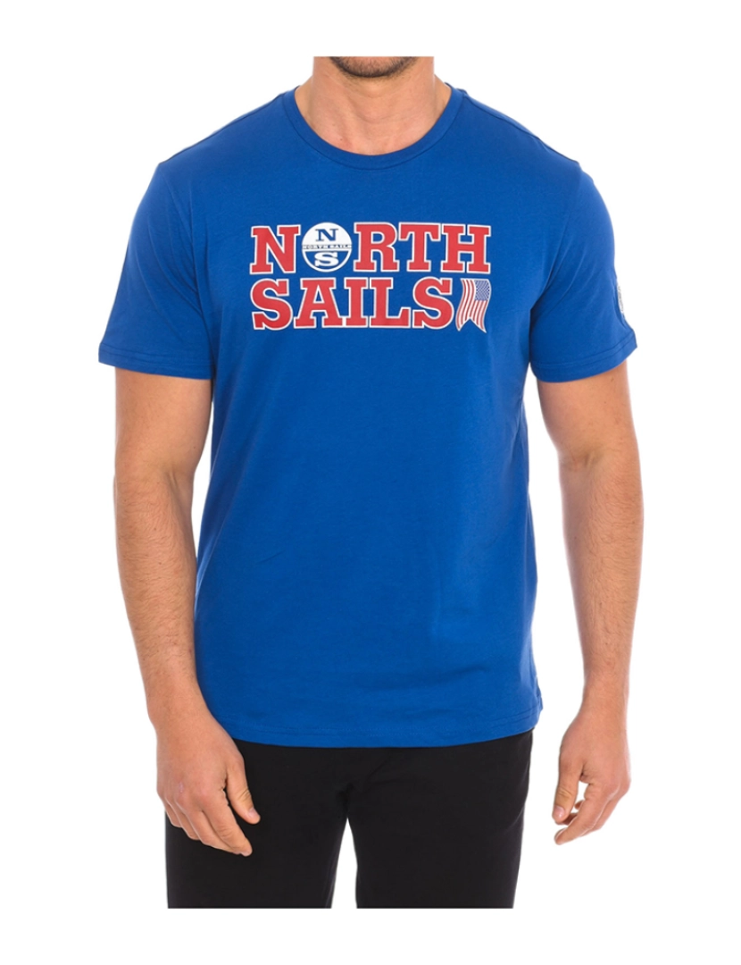 North Sails - T-shirt Homem Azul