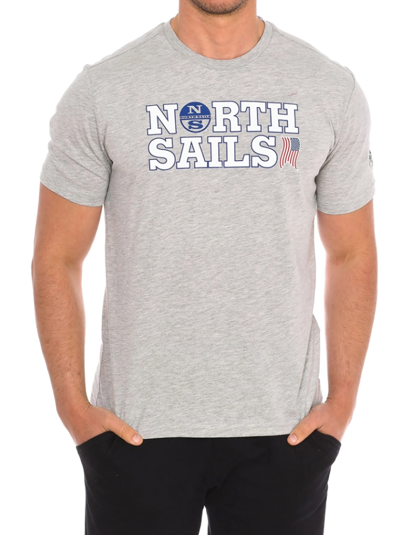 North Sails - T-shirt Homem Cinzento