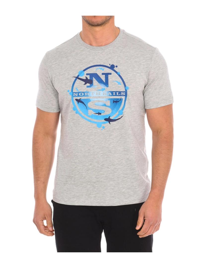 North Sails - T-shirt Homem Cinzento