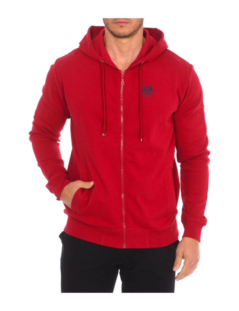 North Sails - Hoodie Homem Carmim