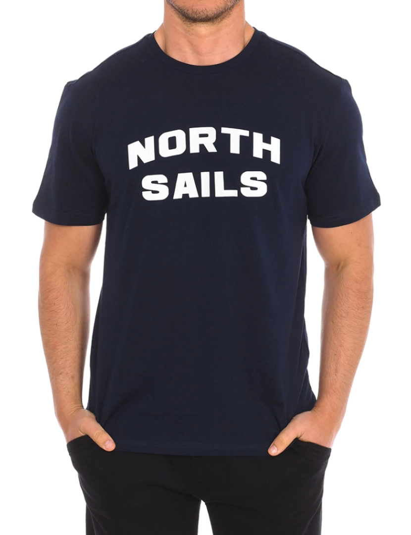 North Sails - T-shirt Homem Azul Marinho