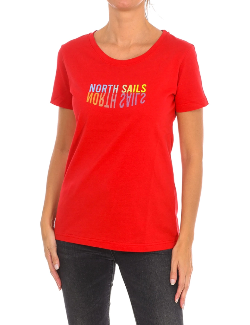 North Sails - T-shirt Mulher Vermelho