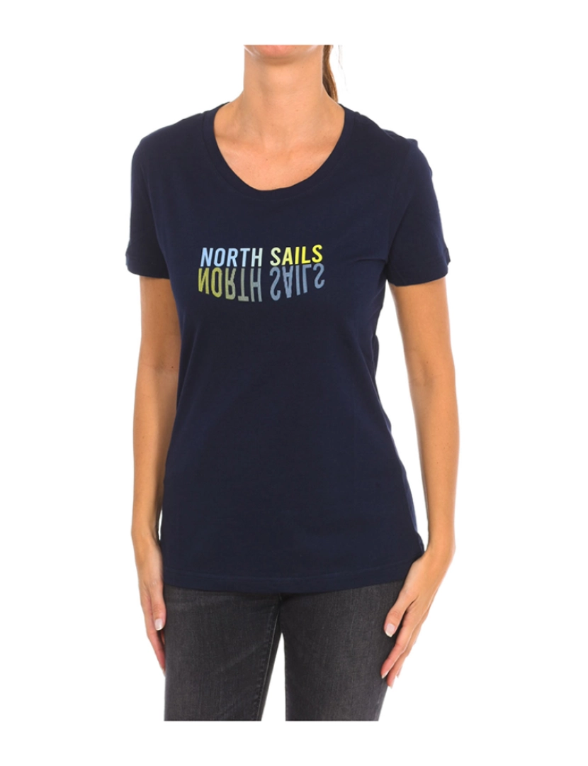 North Sails - T-shirt Mulher Azul Marinho