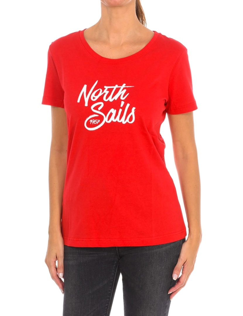 North Sails - T-shirt Mulher Vermelho