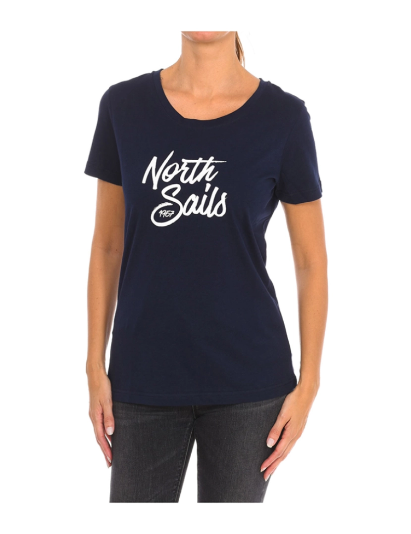 North Sails - T-shirt Mulher Azul Marinho