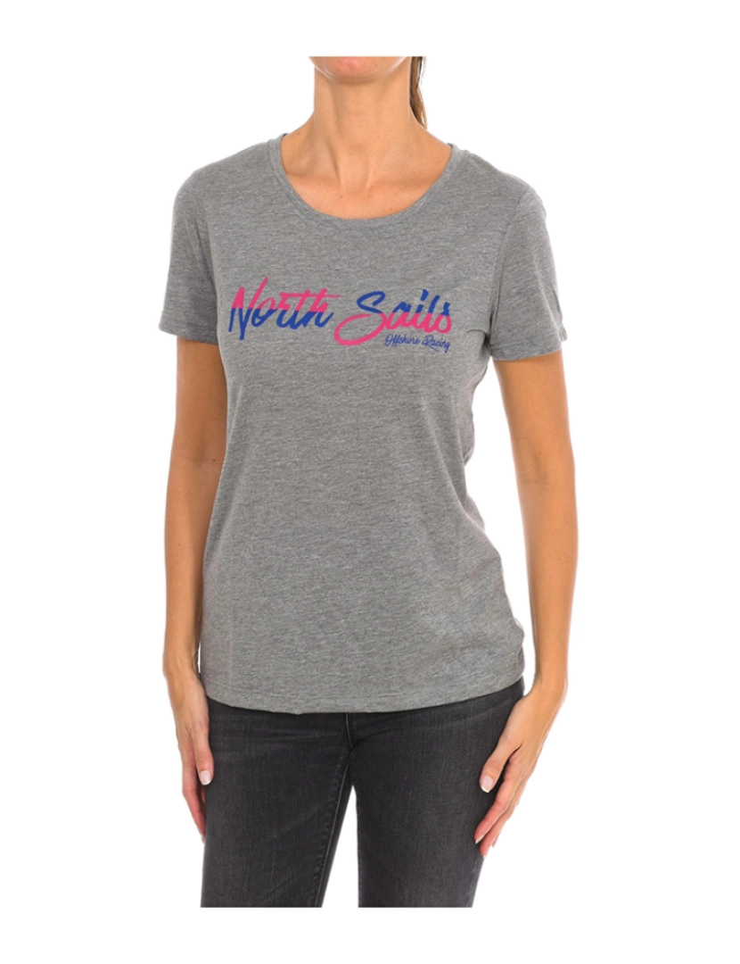 North Sails - T-shirt Mulher Cinzento