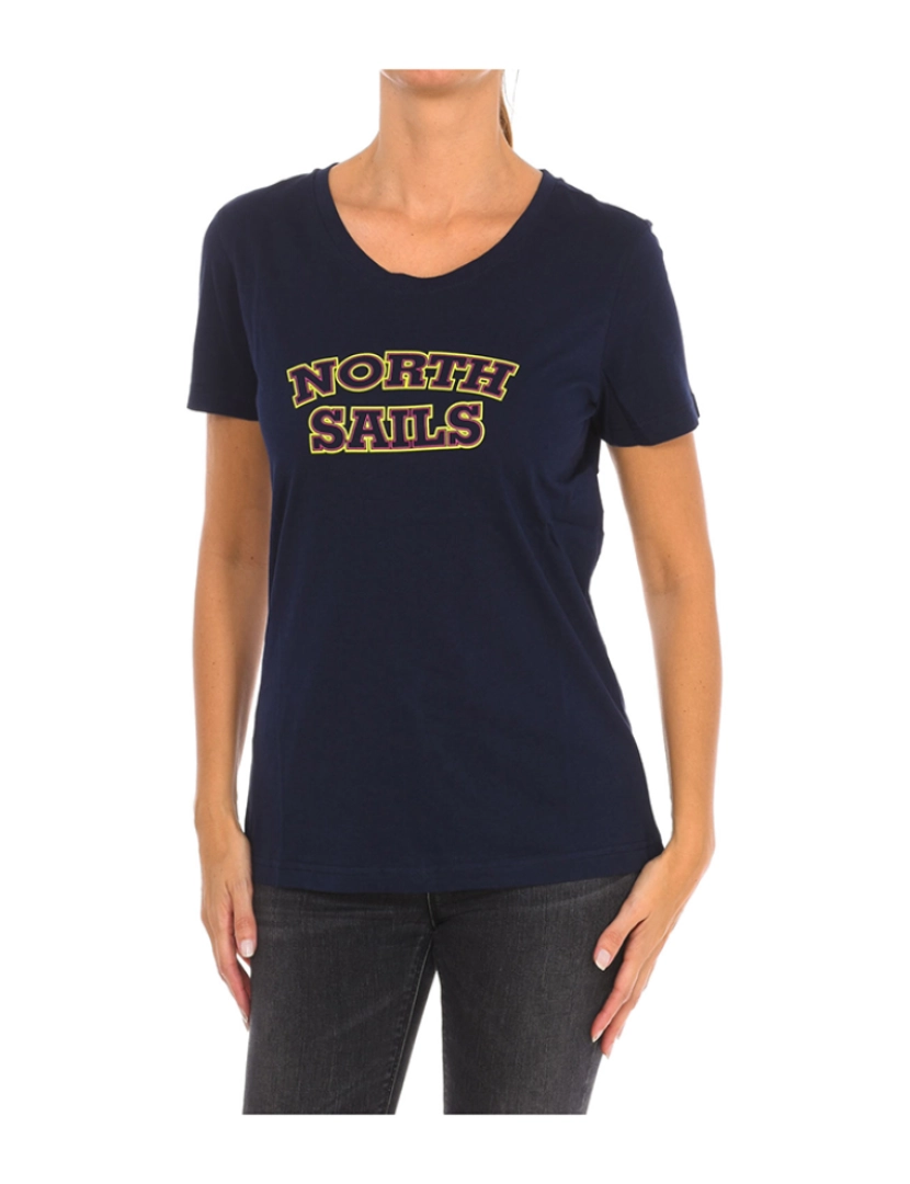 North Sails - T-shirt Mulher Azul Marinho