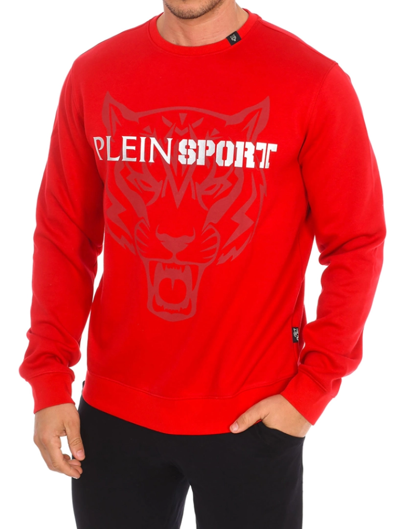 Plein Sport - Sweatshirt Homem Vermelho