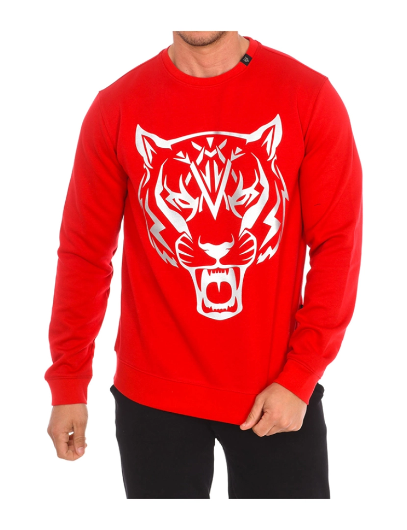 Plein Sport - Sweatshirt Homem Vermelho