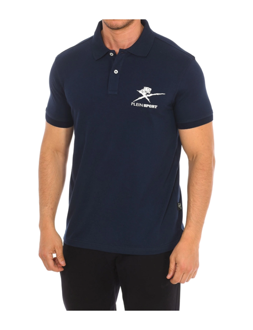 Plein Sport - Polo Homem Azul Marinho