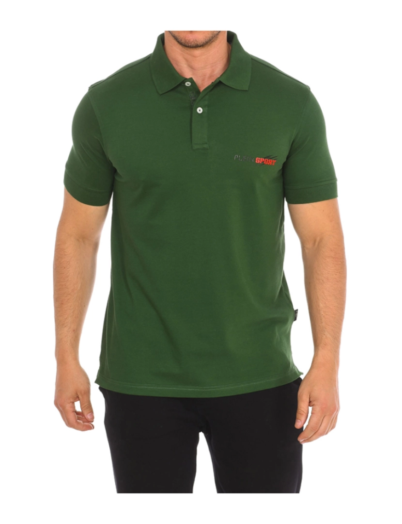 Plein Sport - Polo Homem Verde garrafa