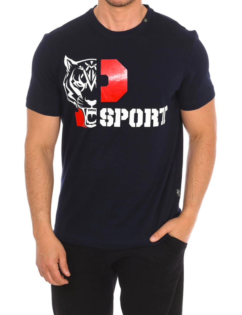 Plein Sport - T-shirt Homem Azul Marinho