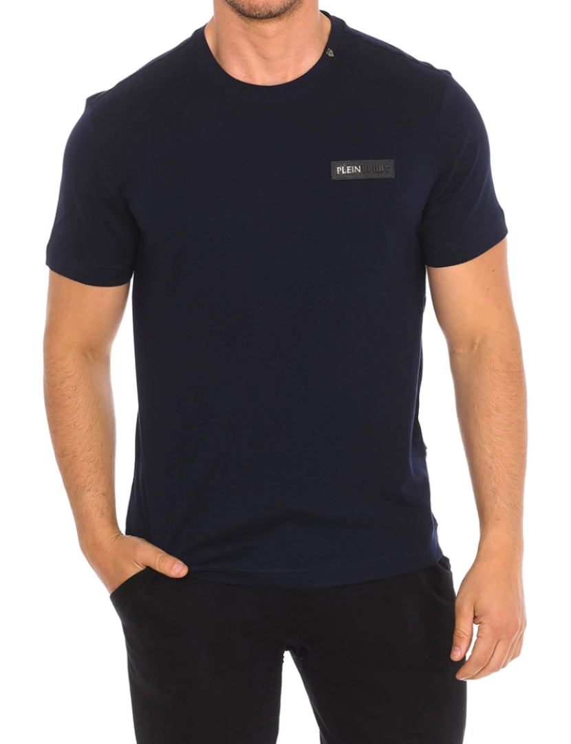 Plein Sport - T-shirt Homem Azul Marinho