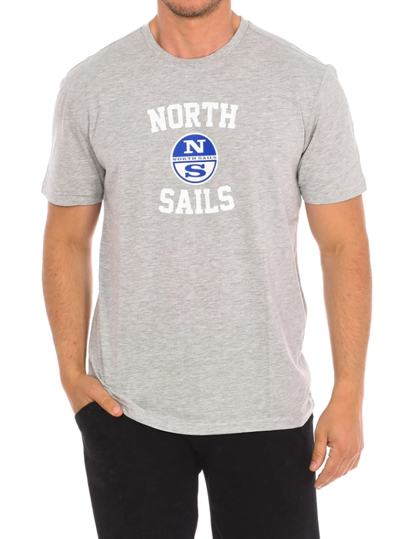 North Sails - T-shirt Homem Grey Azul