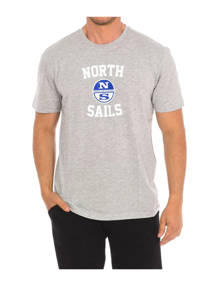 North Sails - T-shirt Homem Grey Azul