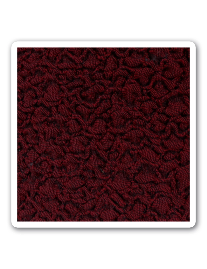 imagem de Pack de 2 capas elásticas para base de cadeira 50x50 cm Flexihug cor vermelho7