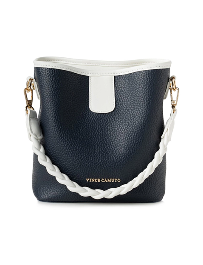 Vince Camuto - Mala Venice Azul Escura, Branca