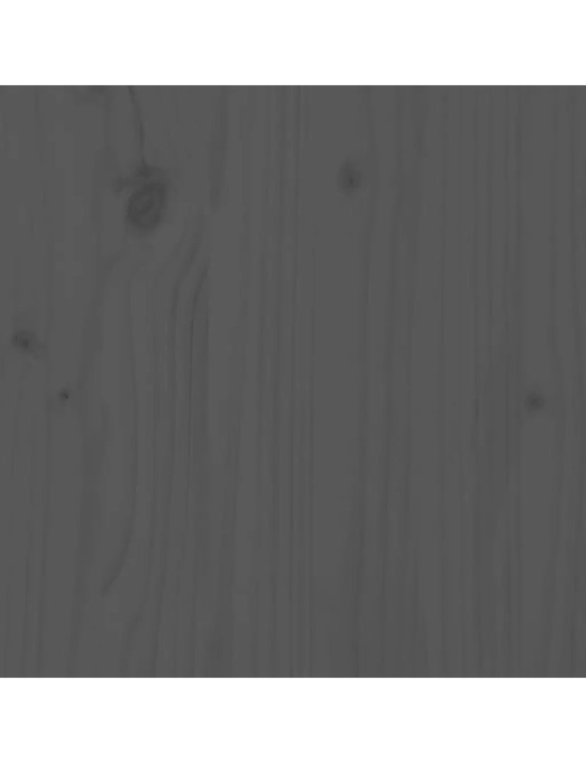 imagem de Sofá de canto para jardim，Sofás Exterior madeira de pinho maciça cinzento CFW3877686