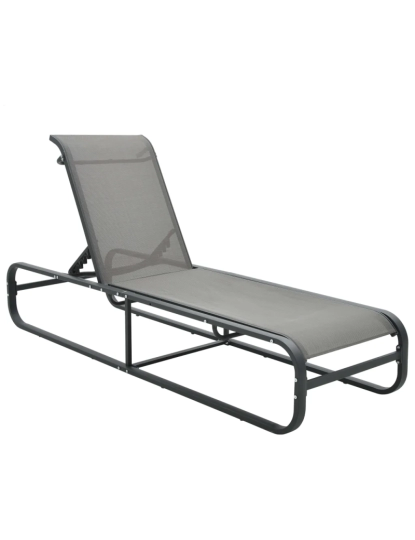 imagem de espreguiçadeira，Cadeira de repouso，Cadeira de descanso alumínio e textilene CFW6534771