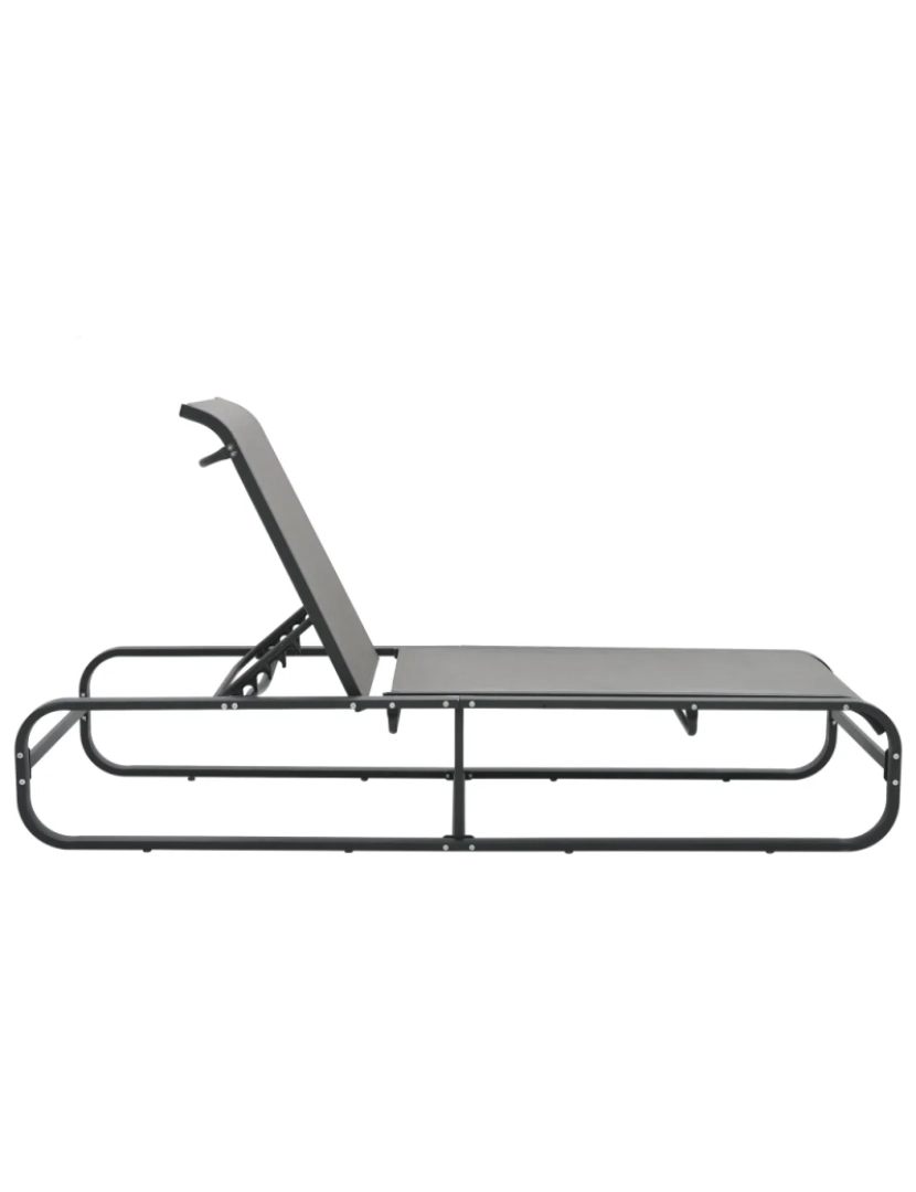 imagem de espreguiçadeira，Cadeira de repouso，Cadeira de descanso alumínio e textilene CFW6534772