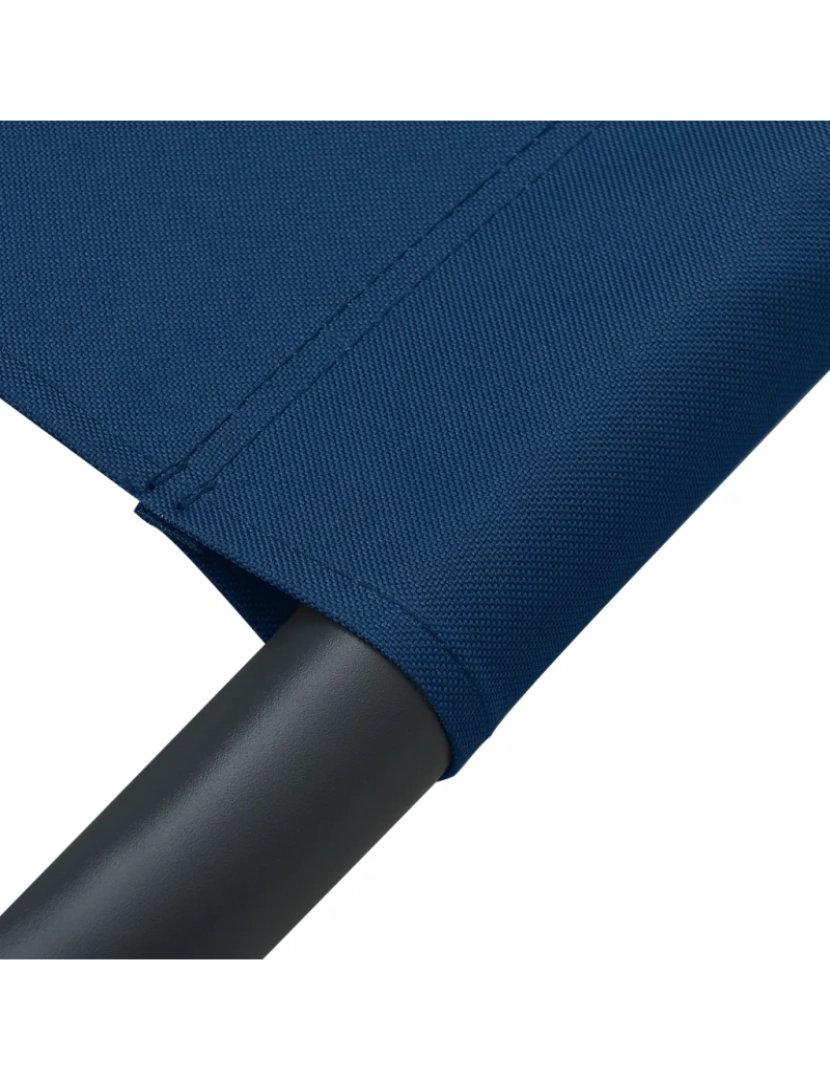imagem de espreguiçadeira，Cadeira de repouso，Cadeira de descanso com toldo e almofada azul CFW2377816