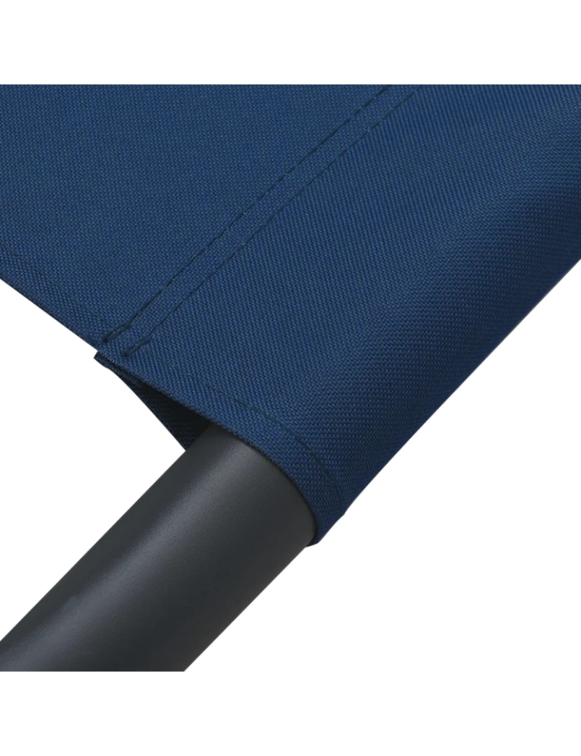imagem de espreguiçadeira，Cadeira de repouso，Cadeira de descanso de exterior em tecido azul CFW7938566
