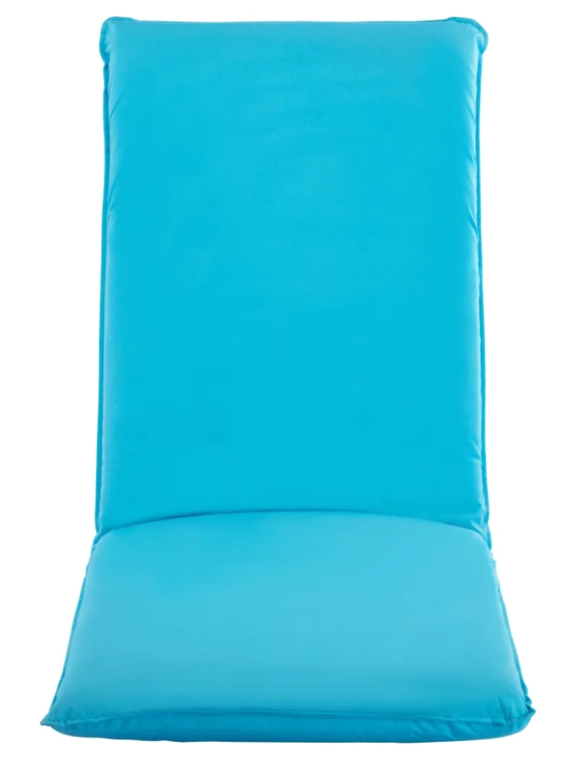 imagem de espreguiçadeira，Cadeira de repouso，Cadeira de descanso dobrável tecido oxford azul CFW4353703