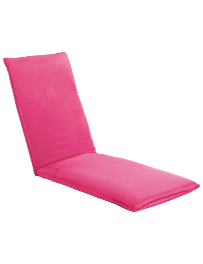 imagem de espreguiçadeira，Cadeira de repouso，Cadeira de descanso dobrável tecido oxford rosa CFW3960402