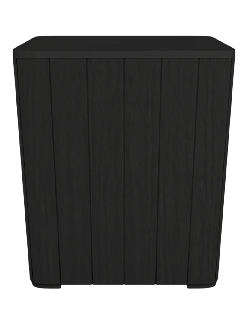 imagem de Mesa de jardim，Mesa exterior，Mesa de jantar com tampa removível polipropileno preto CFW2182965