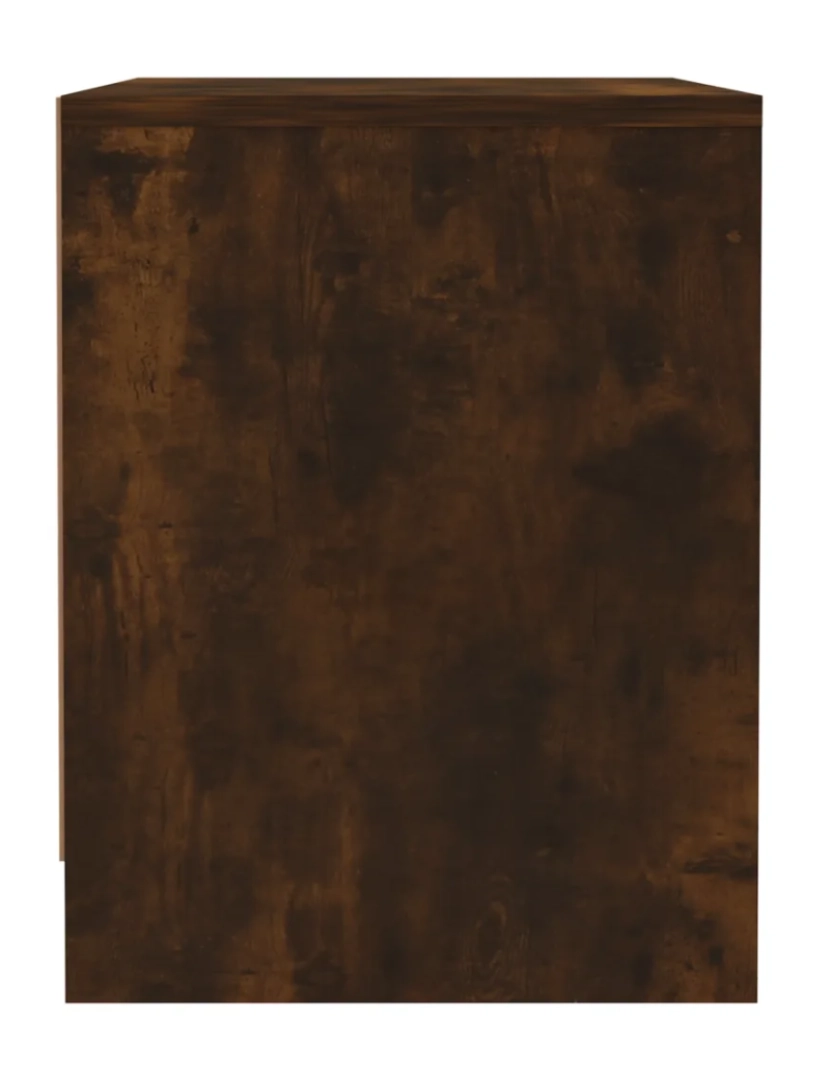 imagem de Mesa de cabeceira Mesa Auxiliar Moderna  45x34x44,5 cm aglomerado cor carvalho fumado CFW3246706