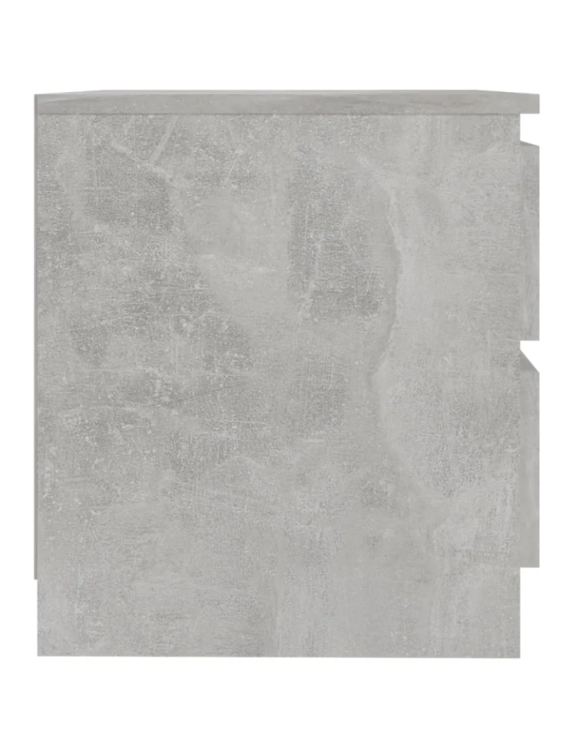 imagem de Mesa de cabeceira Mesa Auxiliar Moderna  50x39x43,5 cm contraplacado cinzento cimento CFW5556054
