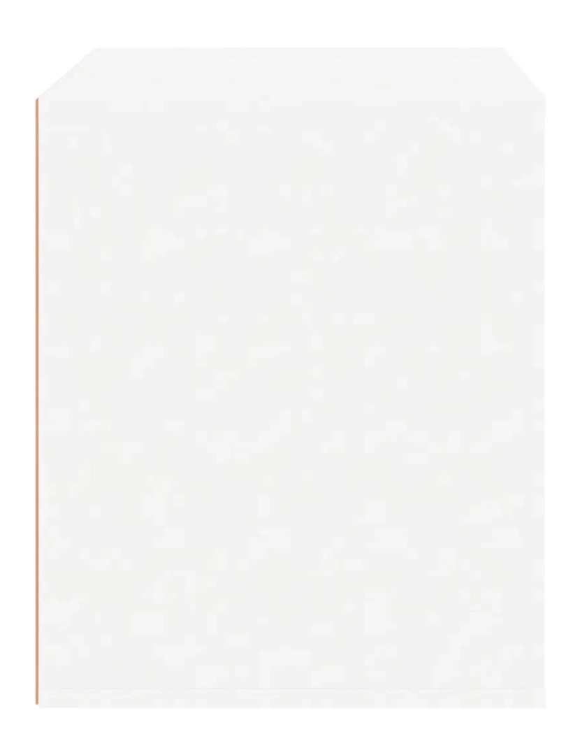 imagem de Mesa de cabeceira Mesa Auxiliar Moderna  50x39x47 cm branco brilhante CFW4200037