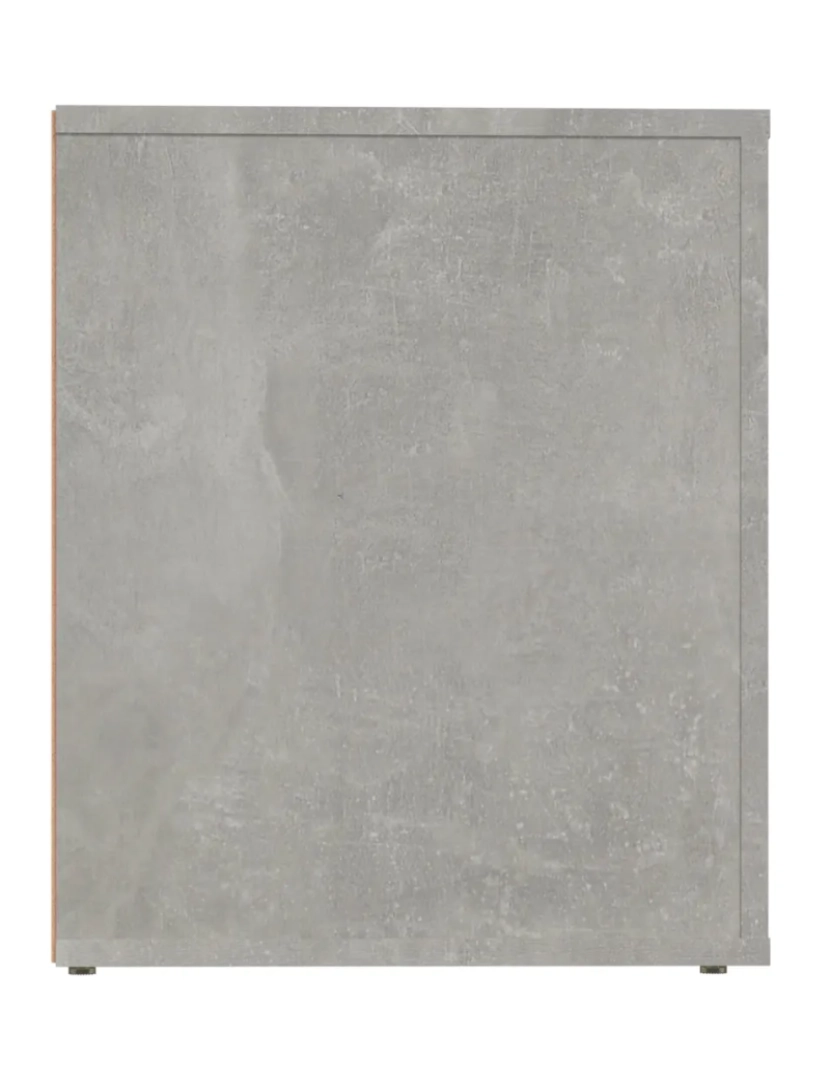 imagem de Mesa de cabeceira Mesa Auxiliar Moderna  50x39x47 cm cinzento cimento CFW3919546