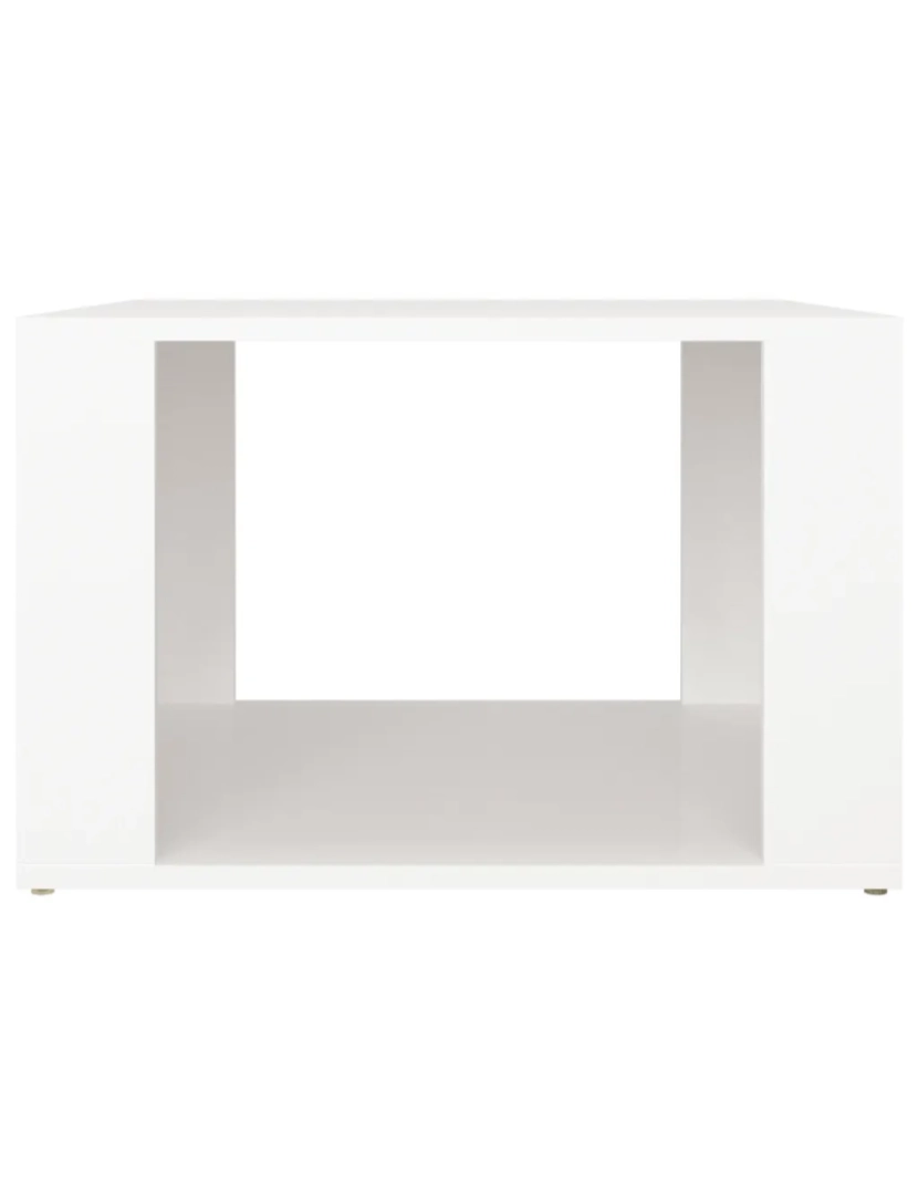 imagem de Mesa de cabeceira Mesa Auxiliar Moderna  57x55x36 derivados de madeira branco CFW6712475