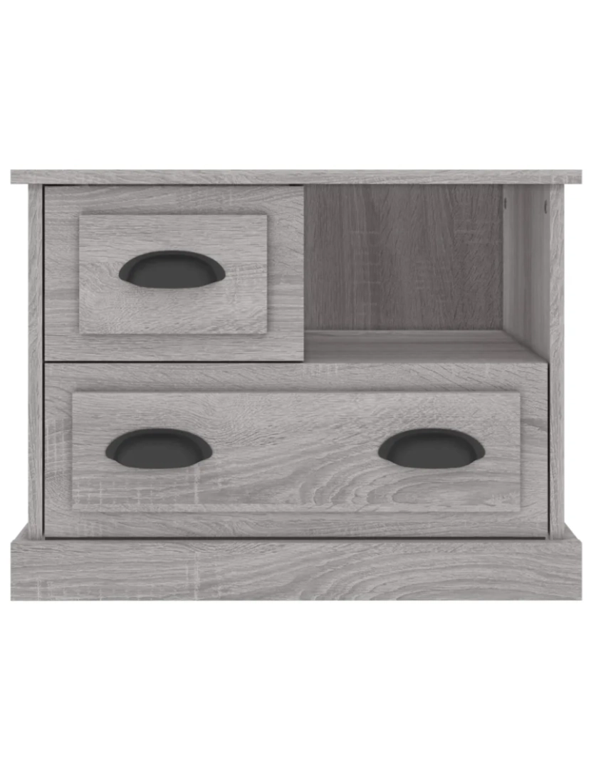 imagem de Mesa de cabeceira Mesa Auxiliar Moderna  60x39x45 cm cinzento sonoma CFW4883257