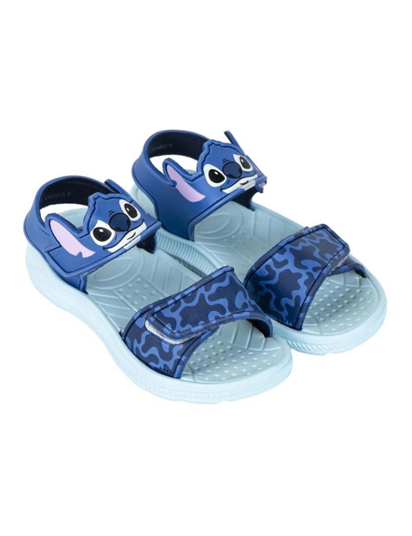Lilo & Stitch - Sandálias Infantis Stitch Azul Claro tamanho 28