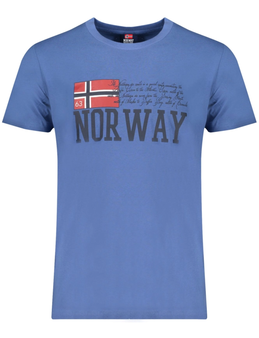 Norway 1963 - T-Shirt Homem Azul