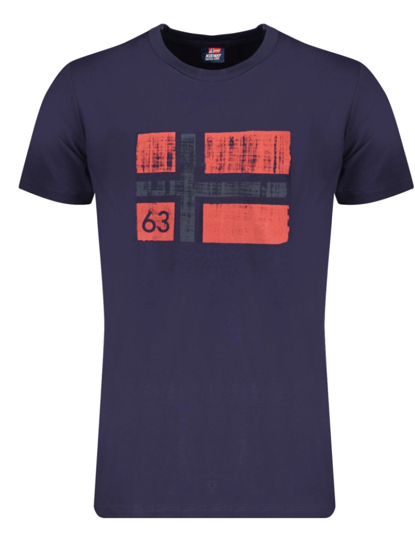 Norway 1963 - T-Shirt Homem Azul