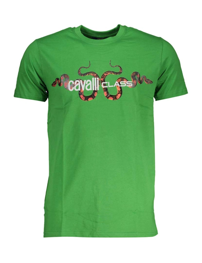 Cavalli Class - T-Shirt Homem Verde