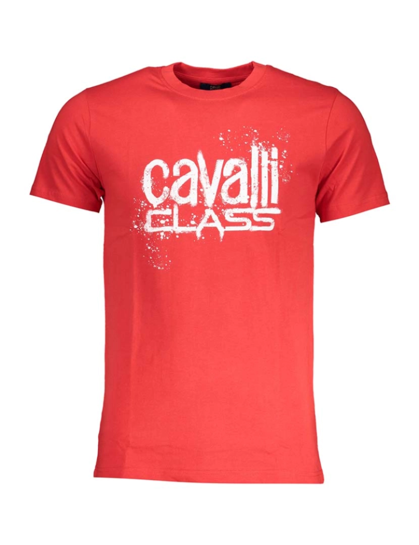 Cavalli Class - T-Shirt Homem Vermelho